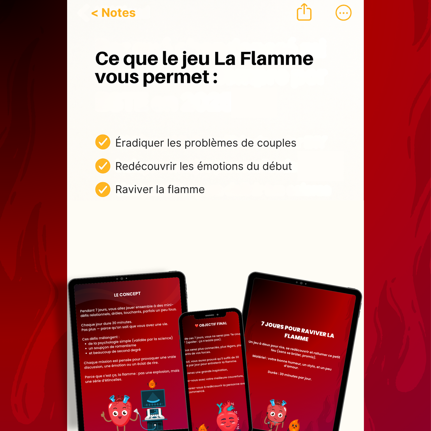 La Flamme - Le jeu de couple digital pour raviver la flamme sans se brûler