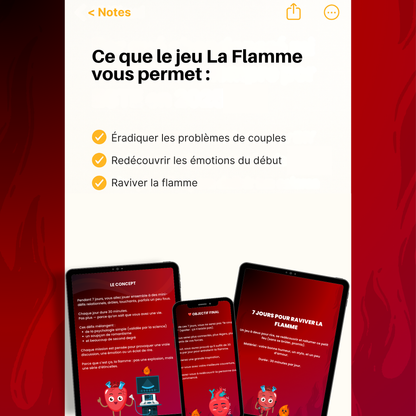 La Flamme - Le jeu de couple digital pour raviver la flamme sans se brûler