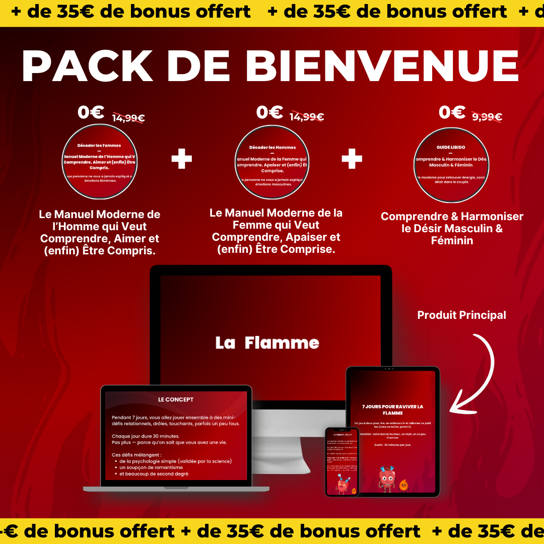 La Flamme - Le jeu de couple digital pour raviver la flamme sans se brûler